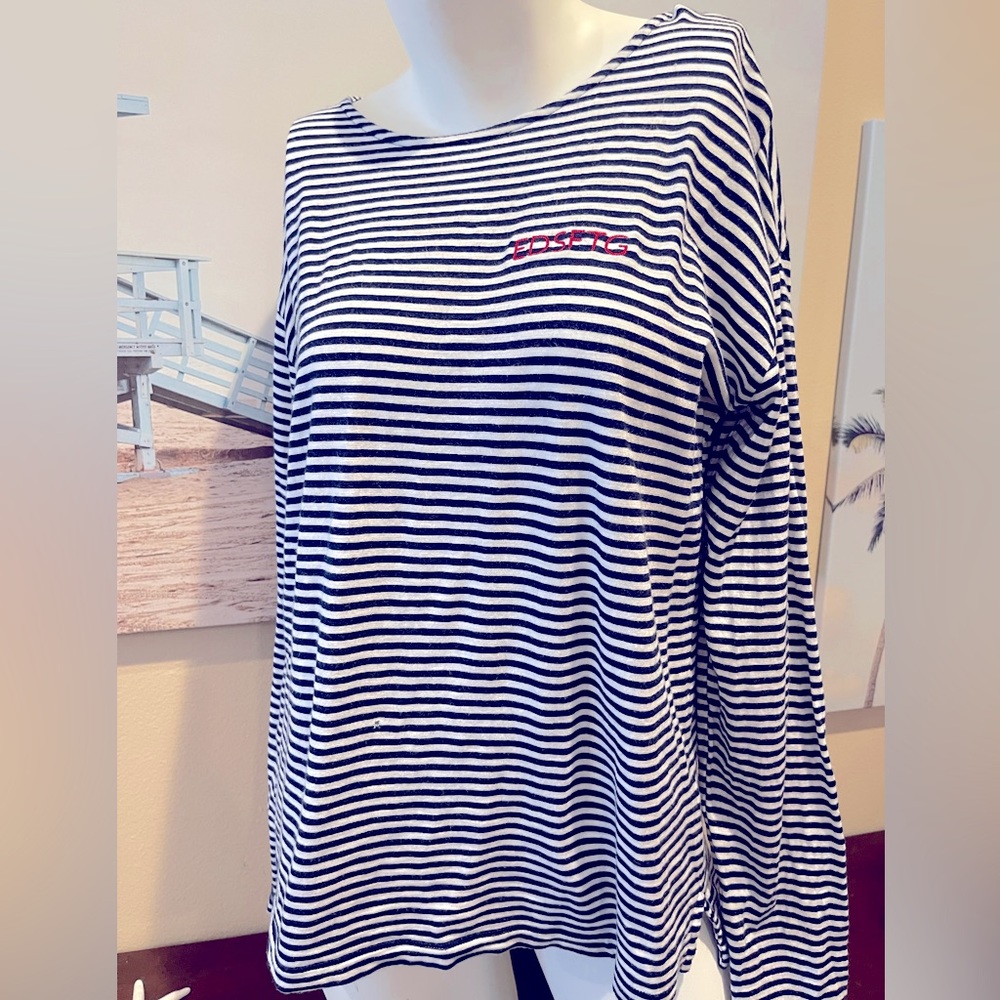 Vineyard Vines long sleeved white ladies shirt “EDSFTG”